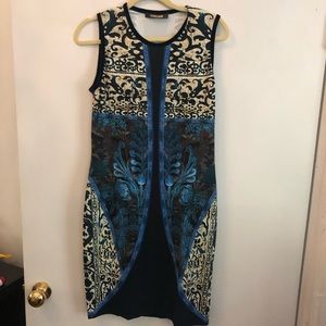 Roberto Cavalli Print Dress Size 46